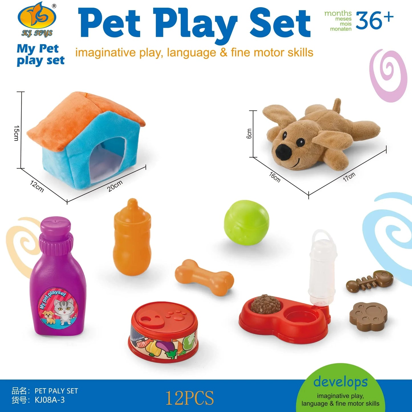 Juego de veterinario y peluquería para perros y/o gato