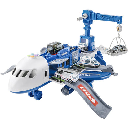 Avión musical con pista de simulación