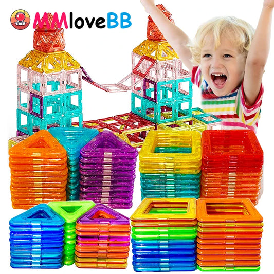 Bloques magnéticos para niños y niñas.