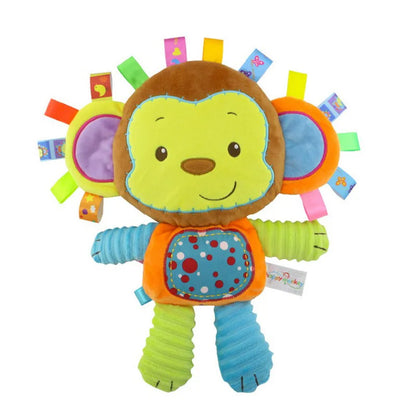 Animal de peluche para bebé,  juguete suave, elefante adorable, sonajeros incorporados, juguete sensorial para recién nacidos, regalos para bebés.