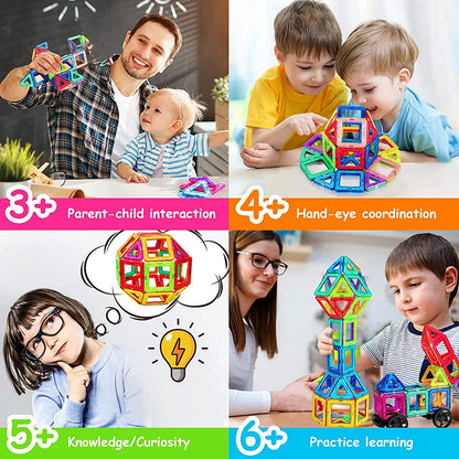 Bloques magnéticos para niños y niñas.