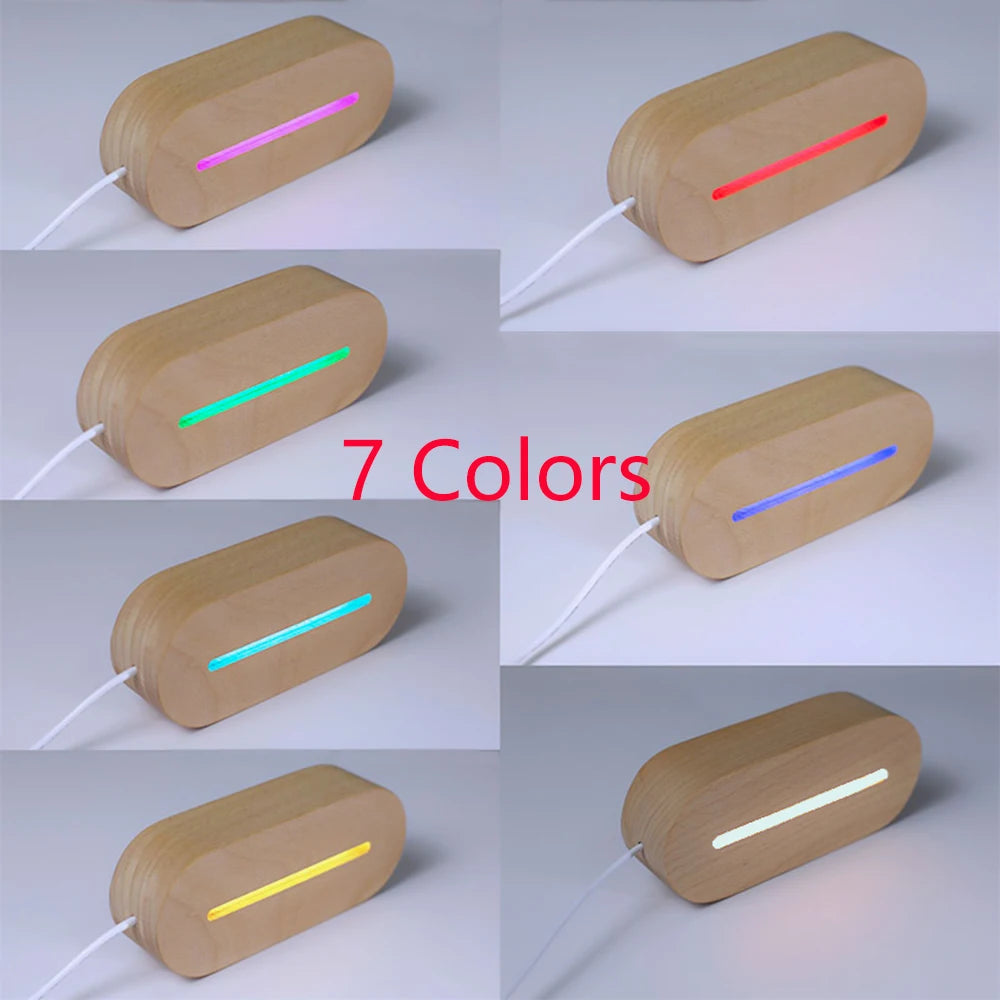Lámpara de noche de animales personalizada para niños o niñas, lámpara acrílica para decoración de dormitorio,
