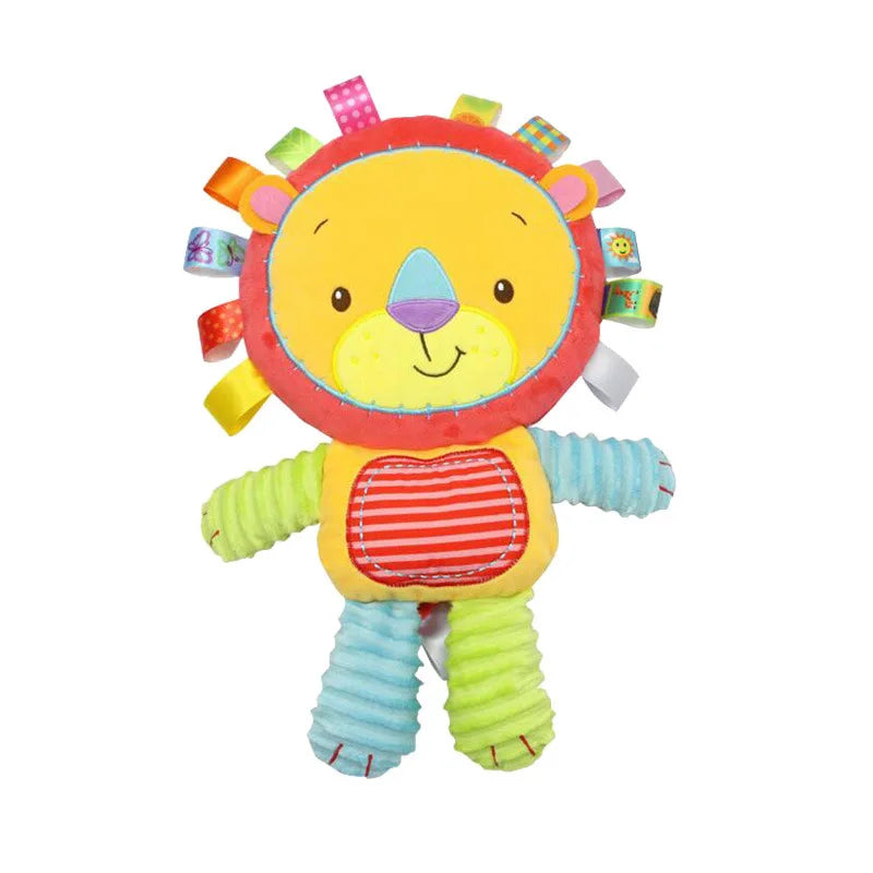 Animal de peluche para bebé,  juguete suave, elefante adorable, sonajeros incorporados, juguete sensorial para recién nacidos, regalos para bebés.