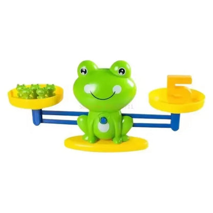 Juguete de equilibrio matemático de rana, juego educativo de conteo con números, kit de desarrollo cognitivo.