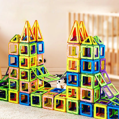 Bloques magnéticos para niños y niñas.