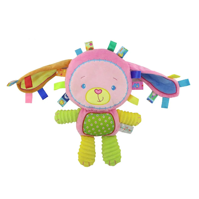 Animal de peluche para bebé,  juguete suave, elefante adorable, sonajeros incorporados, juguete sensorial para recién nacidos, regalos para bebés.