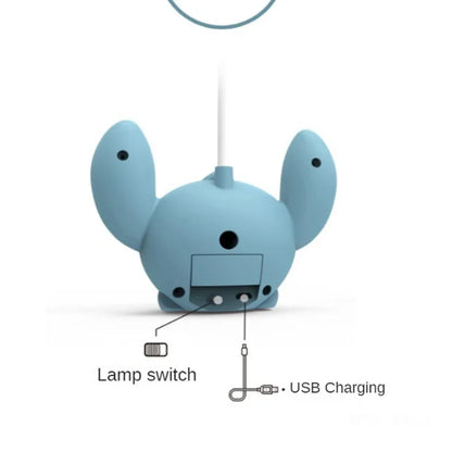 Lámpara de escritorio LED de Lilo y Stitch