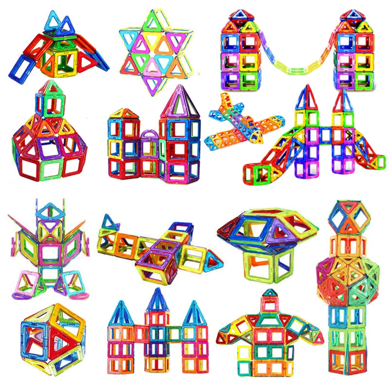 Bloques magnéticos para niños y niñas.