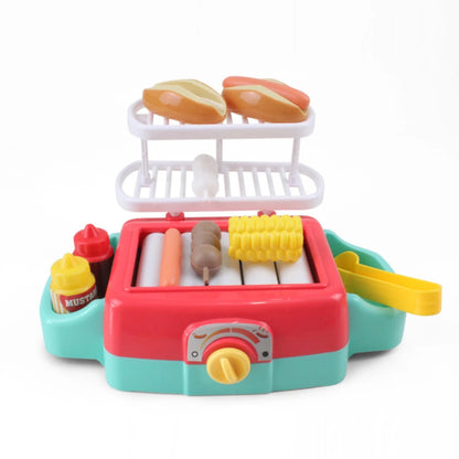 Juego de utensilios de cocina: batidora, tostadora, luces y sonidos, accesorios para niños y niñas, diversión en la cocina.