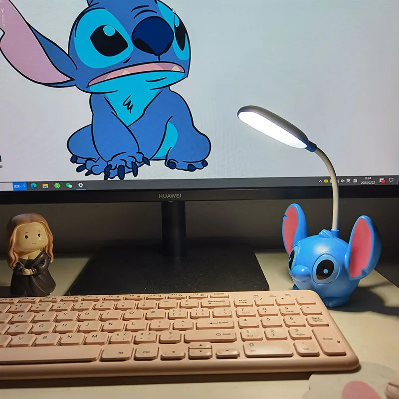 Lámpara de escritorio LED de Lilo y Stitch