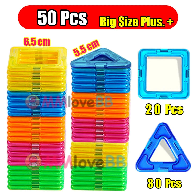 Bloques magnéticos para niños y niñas.